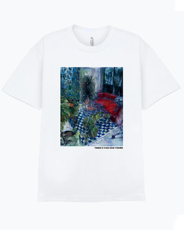 [Wearing the Art_ Choi Eun Young] Oversized Streetwear Art printing T-shirts Casual