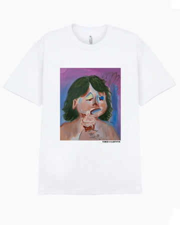[Wearing the Art_ LAETITIA] Oversized Streetwear Art printing Casual T-shirts