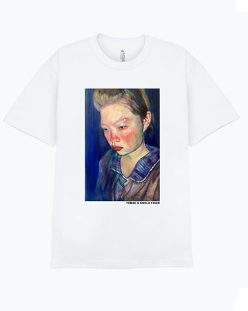 [Wearing the Art_ Koo Ji Yoon ] Oversized Streetwear Art printing Casual T-shirts