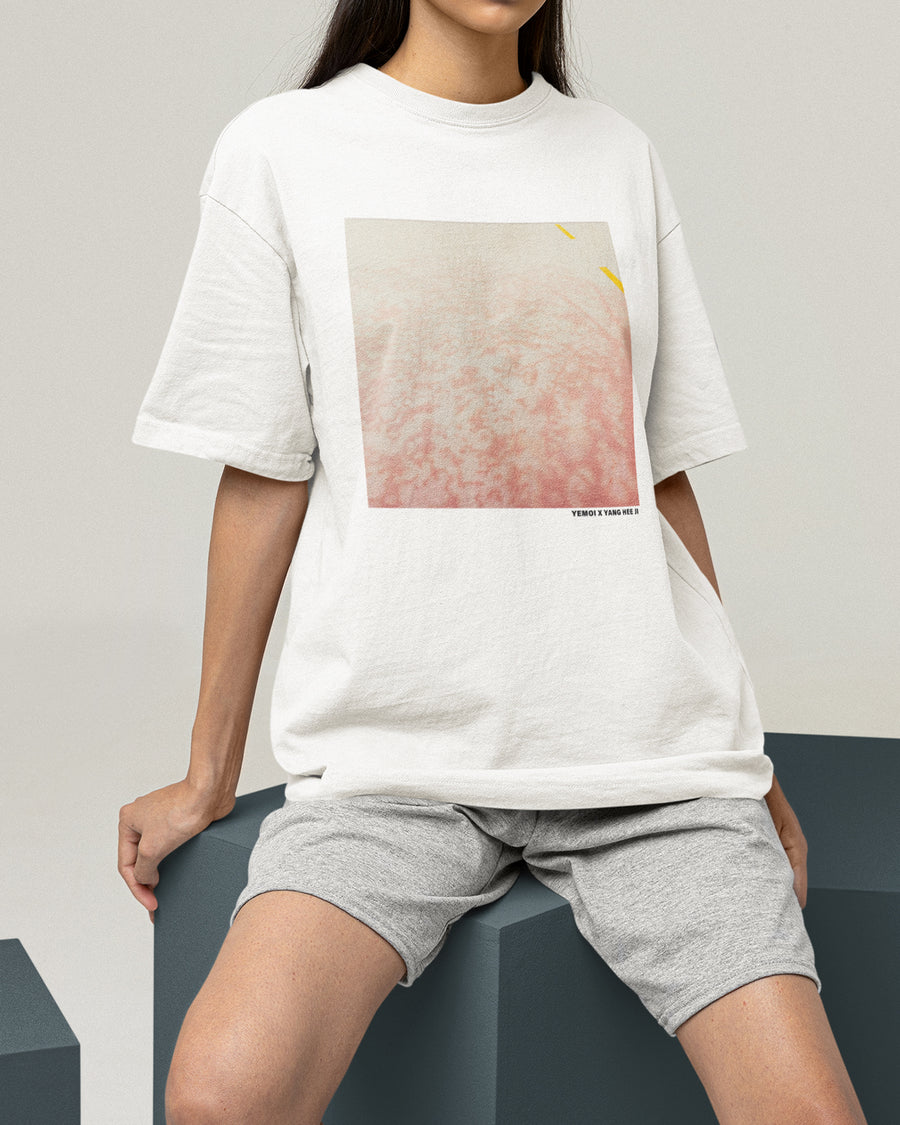 [Wearing the Art_ Yang Hee Ji] Oversized Streetwear Art printing Casual T-shirts