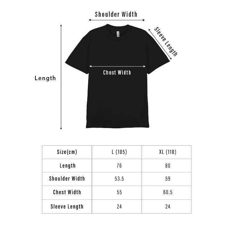 [Wearing the Art_ Kim Soo Gil] Oversized Streetwear Art printing Casual T-shirts